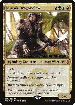 Surrak Dragonclaw (206) (Prerelease) - Foil
