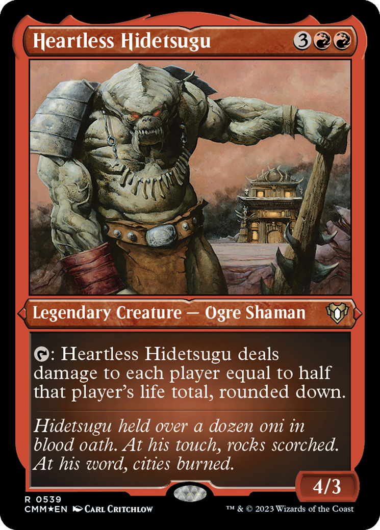 Heartless Hidetsugu (0539) - Foil Etched