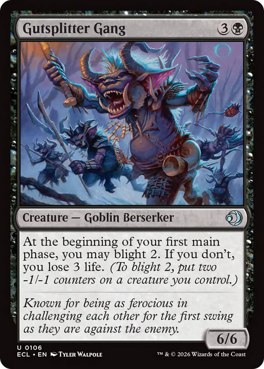 Gutsplitter Gang (0106) (ECL) - Foil