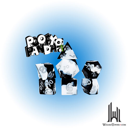 Dice Set - Anti-Stress Poofy Panda 7ct