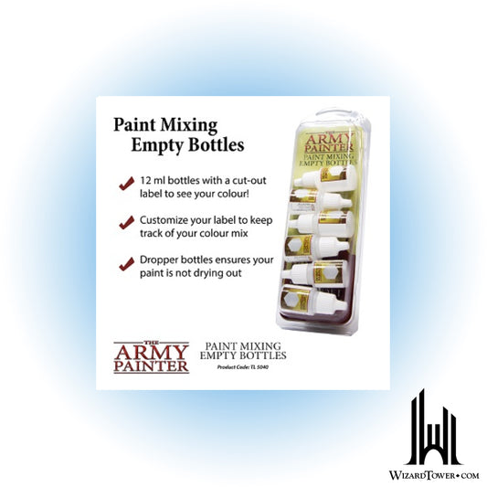 Army Painter Empty Paint Mixing Bottles