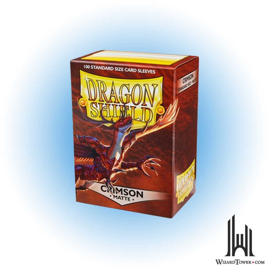 Deck Protectors - Dragon Shield Matte Crimson 100ct
