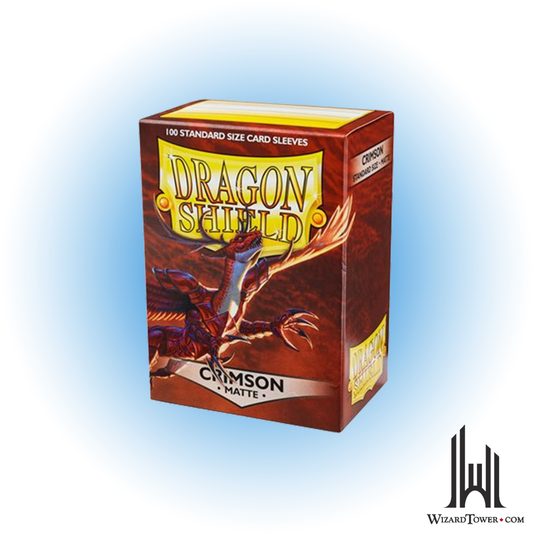 Deck Protectors - Dragon Shield Matte Crimson 100ct