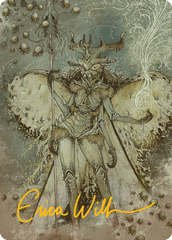 Aatchik, Emerald Radian (06/54) Art Card (ADFT) - Gold-Stamped Signature