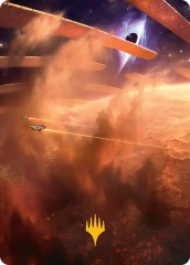 Adagia, Windswept Bastion (29/54) Art Card (AEOE) - Gold-Stamped Signature