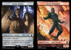 Alien Angel (0011) // Alien Warrior (0014) Double-Sided Token - Foil