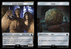 Alien Angel (0011) // Clue (0021) Double-Sided Token - Foil
