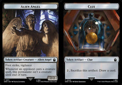 Alien Angel (0011) // Clue (0023) Double-Sided Token - Foil
