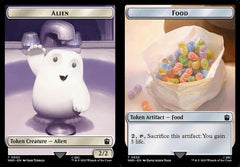 Alien (0002) // Food (0025) Double-Sided Token - Foil