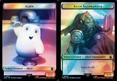 Alien (0034) // Alien Salamander (0048) Double-Sided Token - Surge Foil