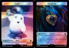Alien (0034) // Treasure (0061) Double-Sided Token - Surge Foil