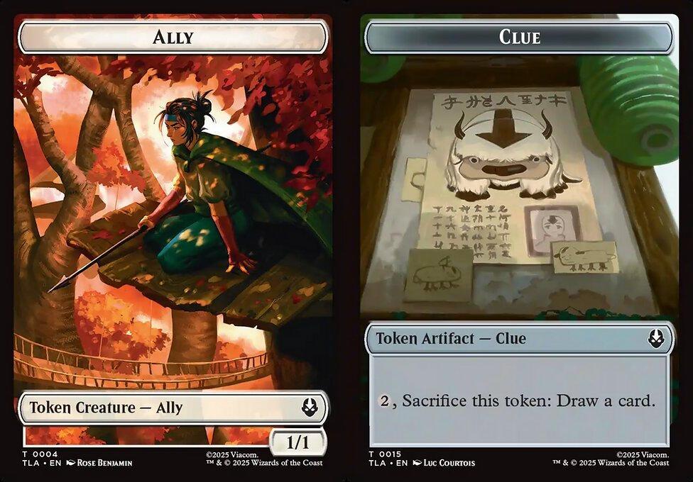 Ally (0004) // Clue (0015) Double-Sided Token (TTLA)