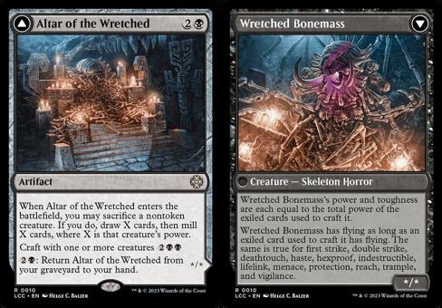 Altar of the Wretched // Wretched Bonemass - Foil