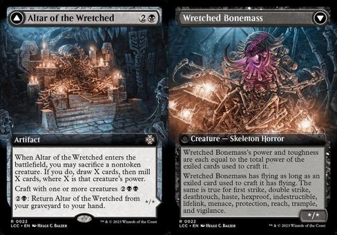 Altar of the Wretched // Wretched Bonemass (0022) (Extended Art) - Foil