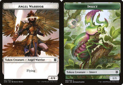 Angel Warrior (001) // Insect (007) Double-Sided Token - Foil