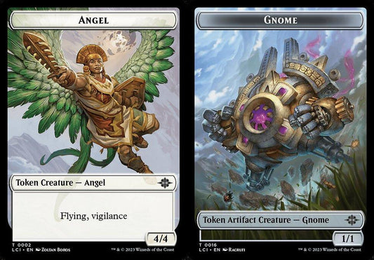 Angel (0002) // Gnome (0016) Double-Sided Token - Foil