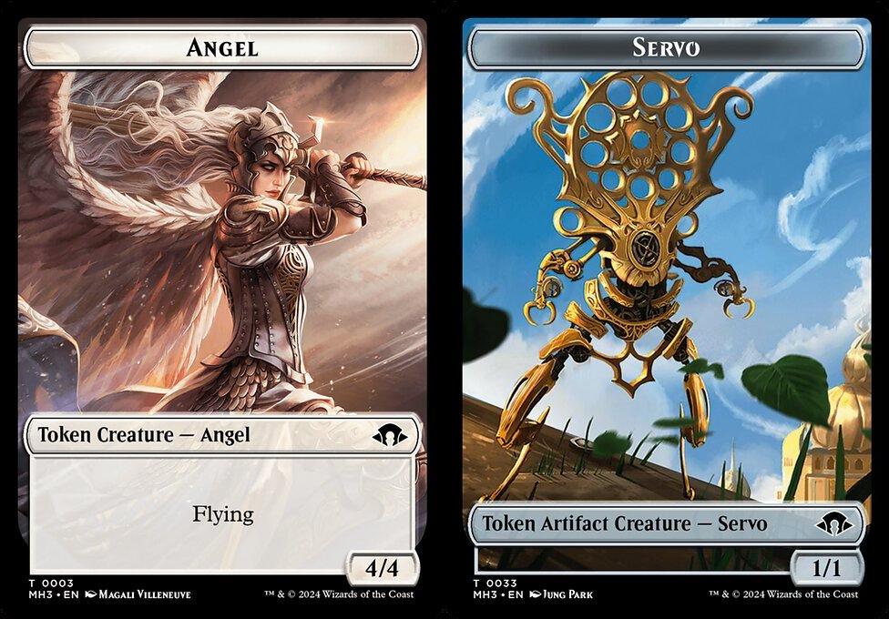 Angel (0003) // Servo (0033) Double-Sided Token - Foil