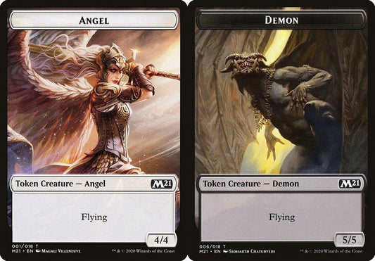 Angel (001) // Demon (006) Double-Sided Token - Foil