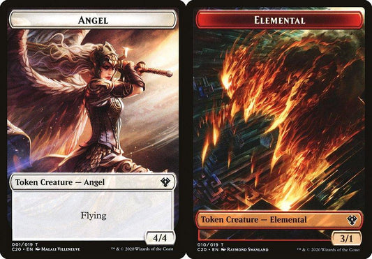Angel (001) // Elemental (010) Double-Sided Token