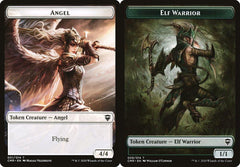 Angel (001) // Elf Warrior (008) Double-Sided Token - Foil