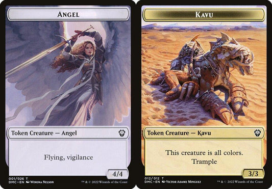 Angel (001) // Kavu (012) Double-Sided Token