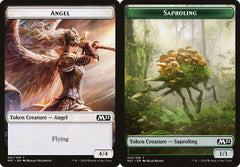 Angel (001) // Saproling (012) Double-Sided Token - Foil