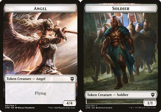 Angel (001) // Soldier (002) Double-Sided Token - Foil