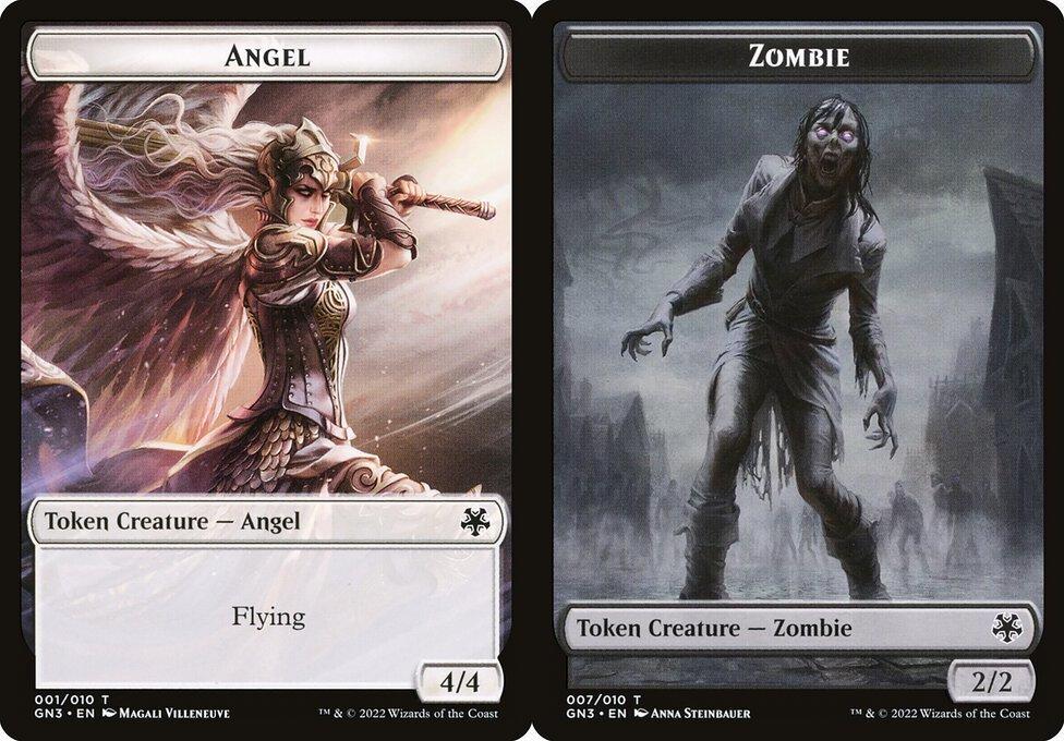 Angel (001) // Zombie (007) Double-Sided Token