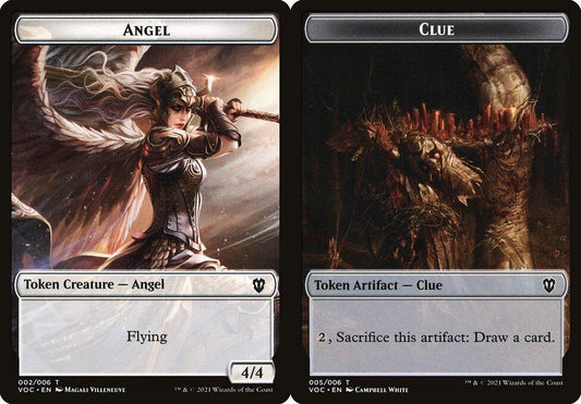 Angel (002) // Clue (005) Double-Sided Token