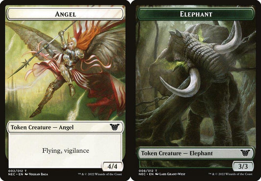 Angel (002) // Elephant (008) Double-Sided Token