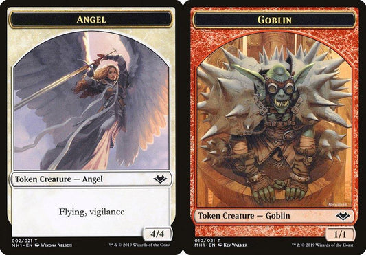 Angel (002) // Goblin (010) Double-Sided Token