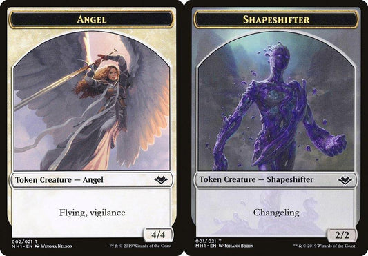 Angel (002) // Shapeshifter (001) Double-Sided Token