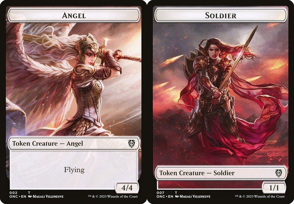 Angel (002) // Soldier (007) Double-Sided Token