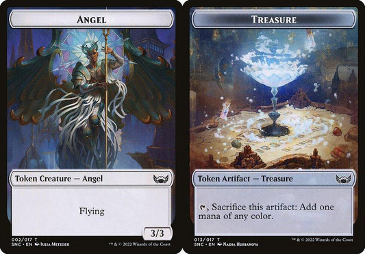 Angel (002) // Treasure (013) Double-Sided Token - Foil