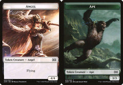 Angel (003) // Ape (012) Double-Sided Token - Foil
