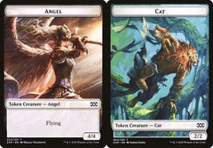 Angel (003) // Cat (004) Double-Sided Token - Foil