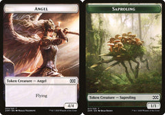 Angel (003) // Saproling (017) Double-Sided Token - Foil