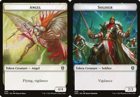 Angel (003) // Soldier (008) Double-Sided Token