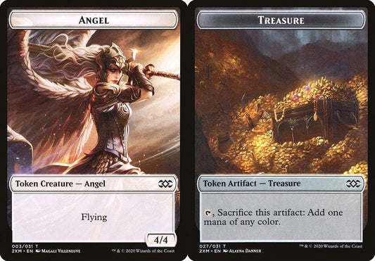 Angel (003) // Treasure (027) Double-Sided Token - Foil