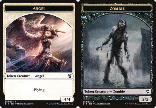 Angel (003) // Zombie (009) Double-Sided Token