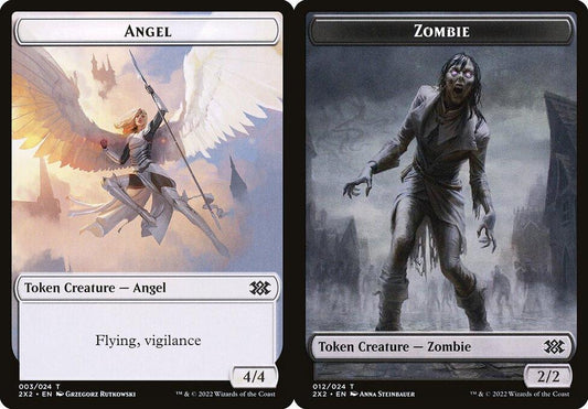 Angel (003) // Zombie (012) Double-Sided Token - Foil