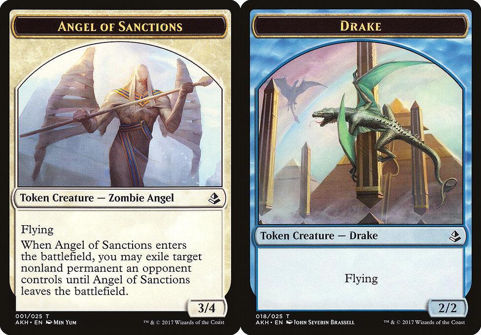 Angel of Sanctions (001) // Drake (018) Double-Sided Token