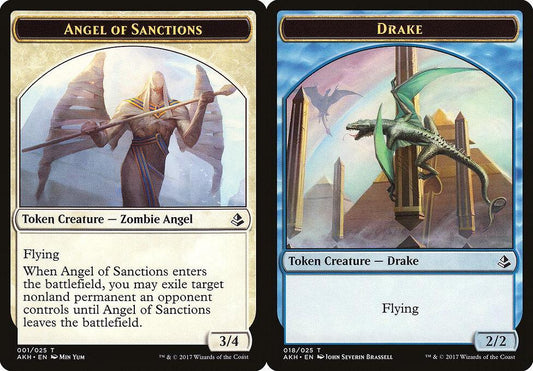 Angel of Sanctions (001) // Drake (018) Double-Sided Token