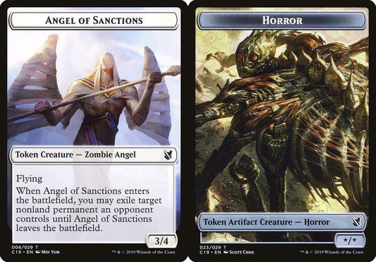 Angel of Sanctions (006) // Horror (023) Double-Sided Token