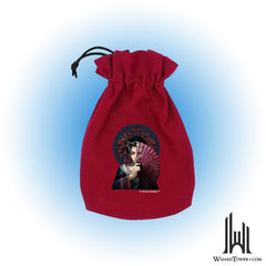 Dice Pouch - Anne Stokes Geisha Skull