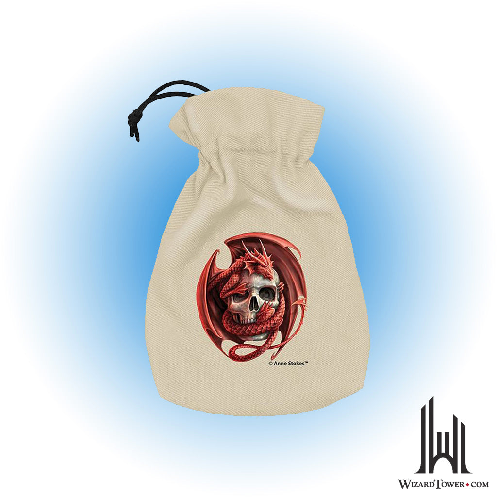Dice Pouch - Anne Stokes Skull Embrace