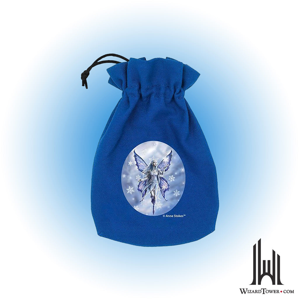 Dice Pouch - Anne Stokes Snow Fairy