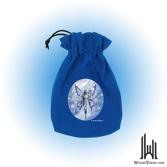 Dice Pouch - Anne Stokes Snow Fairy