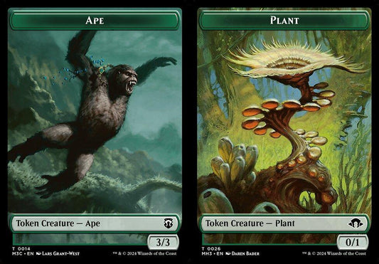 Ape (0014) // Plant (0026) Double-Sided Token