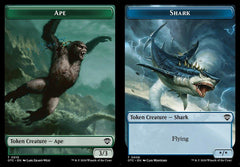 Ape (0015) // Shark (0006) Double-Sided Token